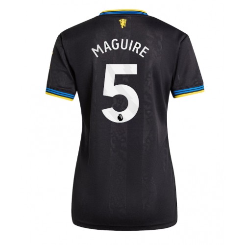 Stroje piłkarskie Manchester United Harry Maguire #5 Koszulka Trzeciej dla damskie 2025-26 Krótki Rękaw